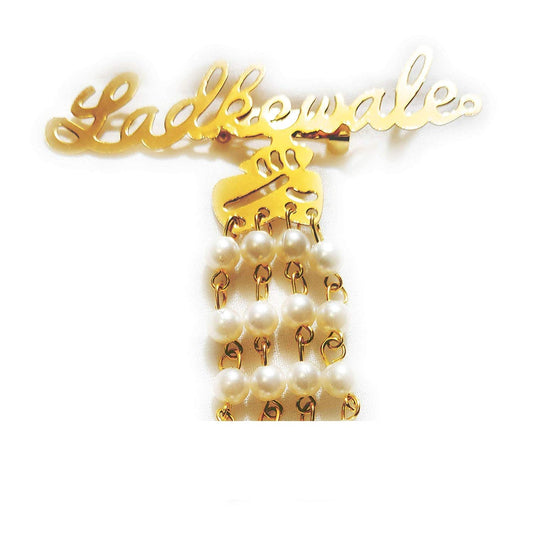 Ladkewale Gold Plated Brouch/Brooch Pin Pack for Men & Women