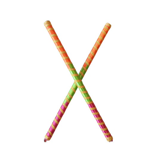 Dandiya Sticks Tricolor for Garba Dance/Dandiya Nights (5)