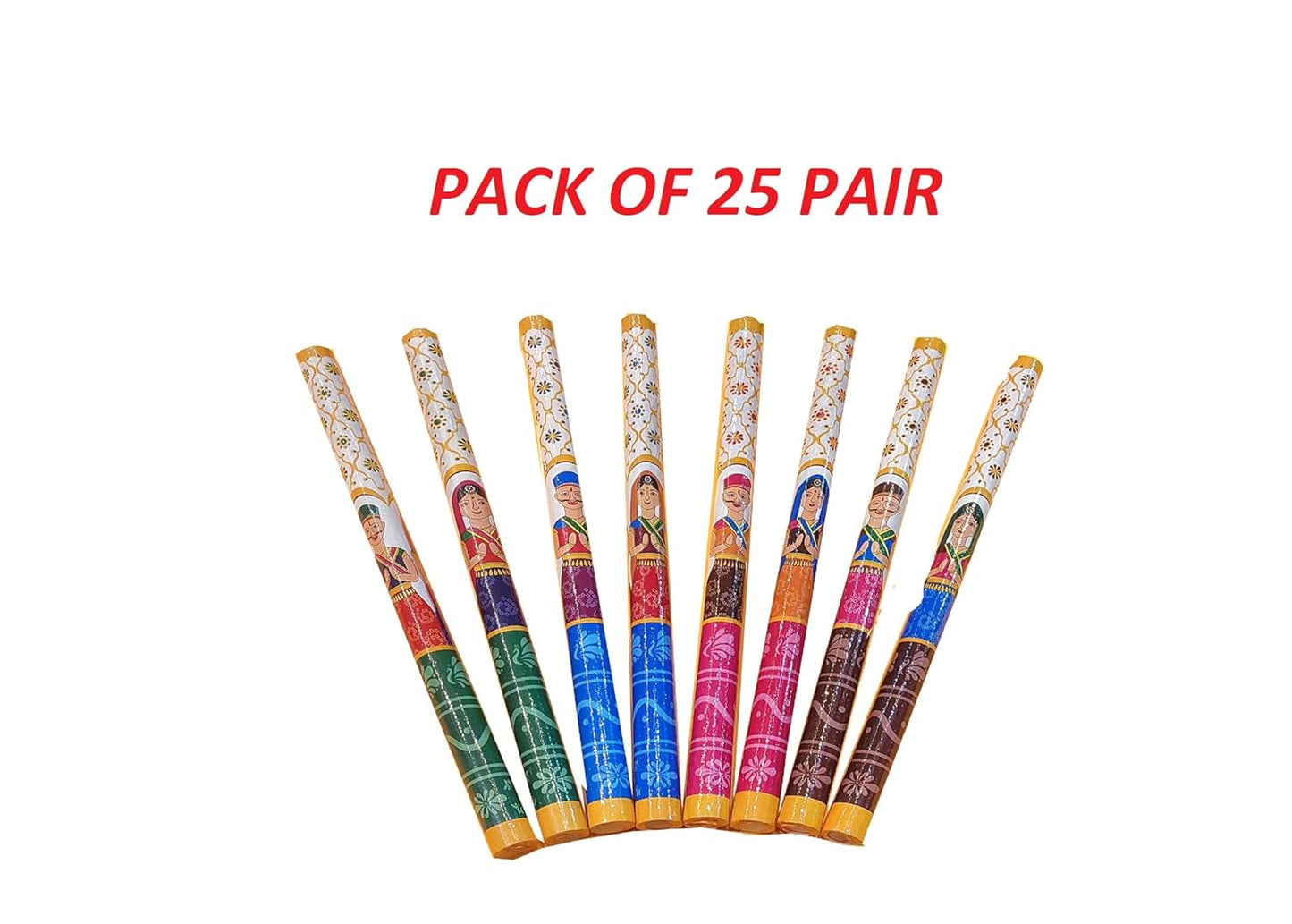 Dandiya Sticks Raja Rani Print Design for Garba Dance/Dandiya Nights (5)