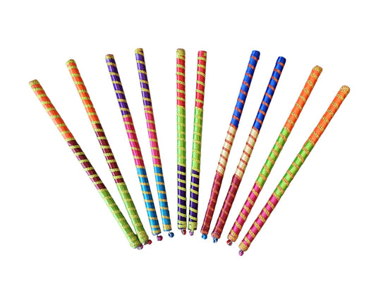 Dandiya Sticks Tricolor for Garba Dance/Dandiya Nights (5)