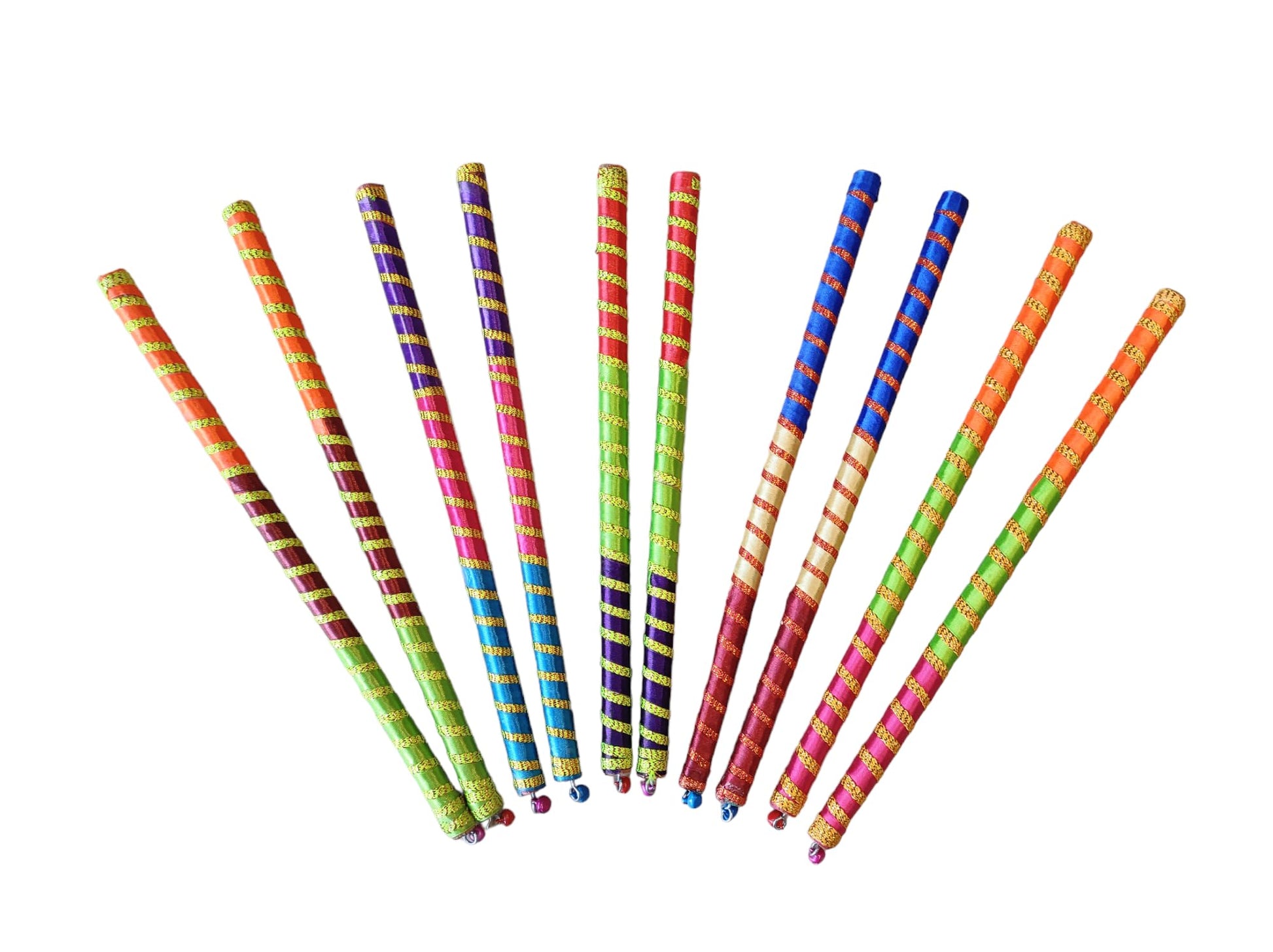 Dandiya Sticks Tricolor for Garba Dance/Dandiya Nights (5)